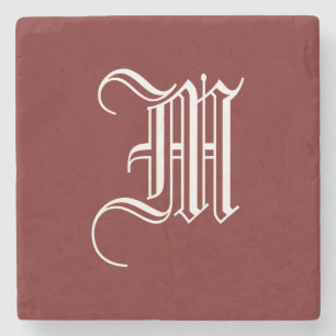 MONOGRAM STENEN ONDERZETTER