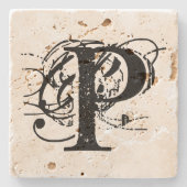 Monogram Stenen Onderzetter (Voorkant)