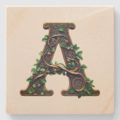 Monogram Stenen Onderzetter (Voorkant)