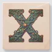 Monogram Stenen Onderzetter (Voorkant)