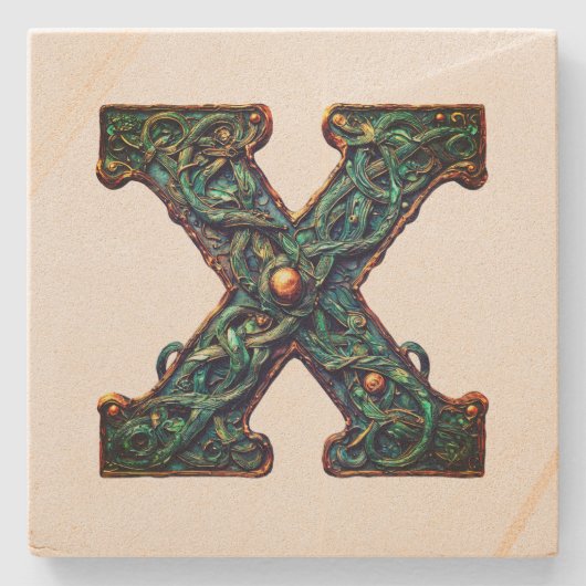 Monogram Stenen Onderzetter (Voorkant)