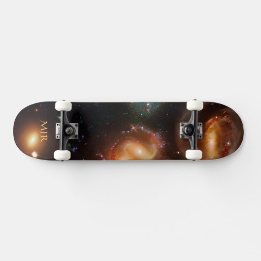 Monogram Stephans Quintet deep space sterrenstelse Skateboard (Horizontaal)