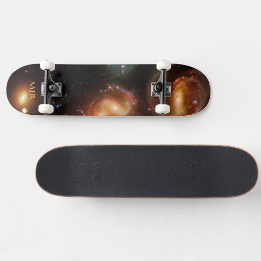 Monogram Stephans Quintet deep space sterrenstelse Skateboard (Horizontaal)