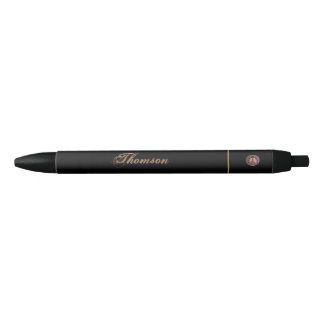 Monogram Ster Digitaal kunstwerk Zwarte Inkt Pen