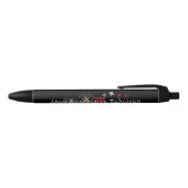 Monogram sterren zwarte inkt pen (Bovenkant)