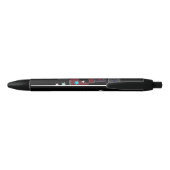 Monogram sterren zwarte inkt pen (Achterkant)