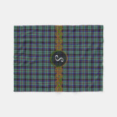 Monogram Stevenson Tartan Fleece Deken (Voorkant (Horizontaal))