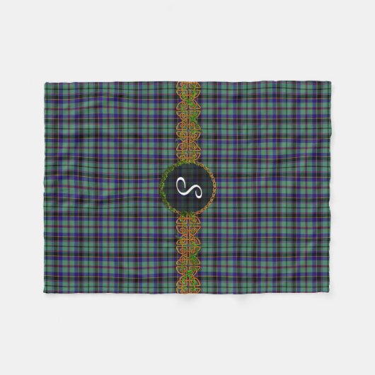 Monogram Stevenson Tartan Fleece Deken (Voorkant (Horizontaal))