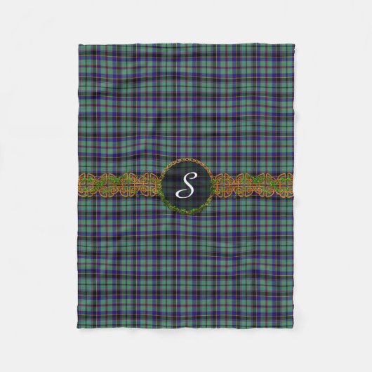 Monogram Stevenson Tartan Fleece Deken (Voorkant)