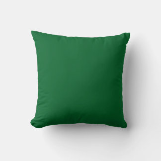 MONOGRAM stevig donkergroen gepersonaliseerd aange Kussen