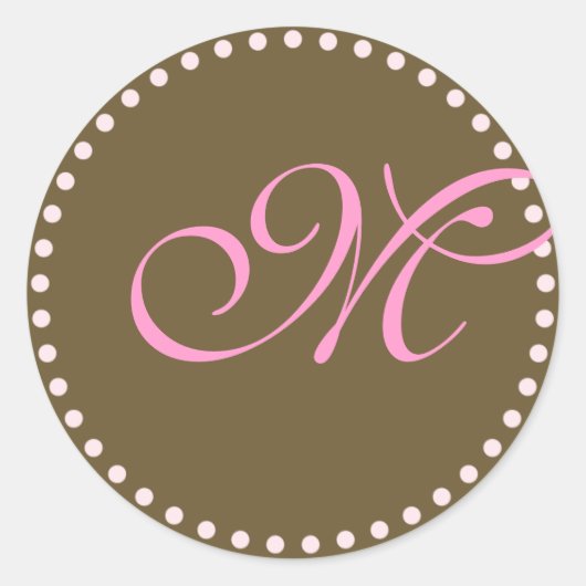 Monogram Sticker (Voorkant)