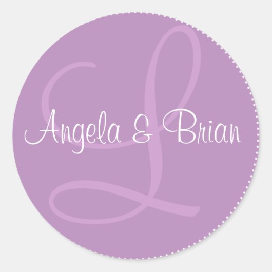 Monogram Sticker (Voorkant)