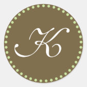 Monogram Sticker (Voorkant)