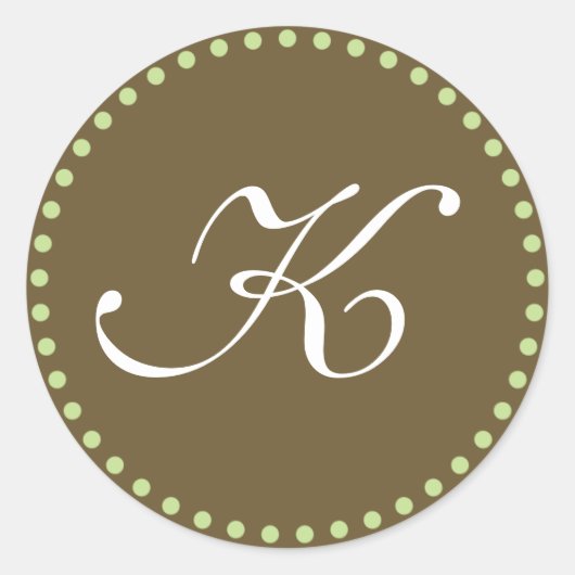 Monogram Sticker (Voorkant)