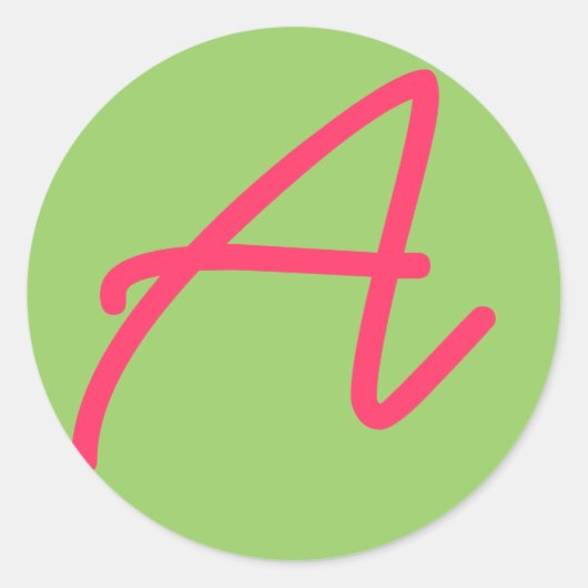 Monogram Sticker (Voorkant)