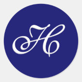 Monogram Sticker "H"  (Voorkant)