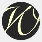 Monogram Stickers| D6 Ronde Sticker (Voorkant)