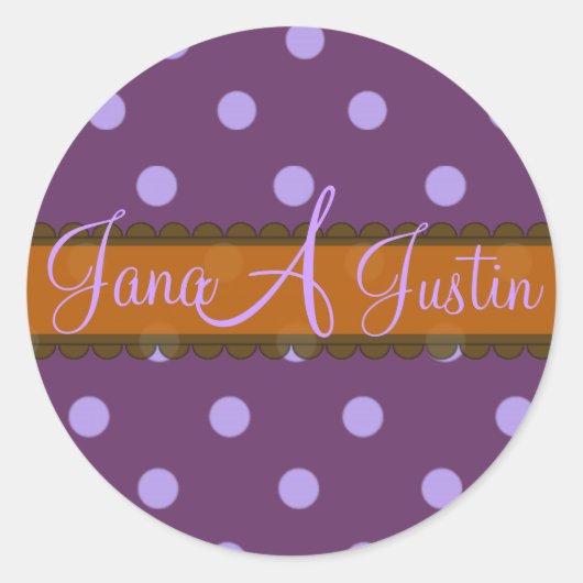 Monogram stickers doos van chocolade (Voorkant)