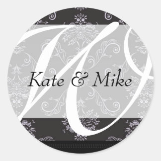 Monogram Stickers| E1 Ronde Sticker