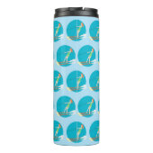 Monogram -stijl Waterski Thermosbeker (Achterkant)