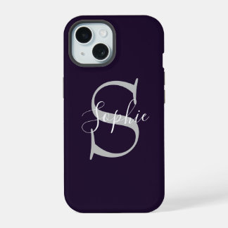 Monogram Stijlvol  iPhone 15 Case