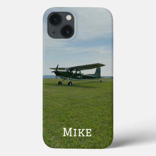 Monogram Stijlvol Vliegtuig Foto, Luchtvaart Case-Mate iPhone Case (Achterkant)