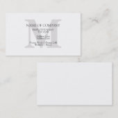 Monogram Stijlvolle Classic Elegant Monogramed Visitekaartje (Voorkant / Achterkant)