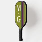 Monogram stijlvolle preppy pickleballer bat pickleball paddle (Links)