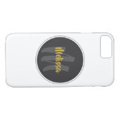 monogram stijlvolle sjabloon Case-Mate iPhone case (Achterkant (Horizontaal))