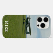 Monogram stijlvolle vliegtuigfoto, luchtvaart Case-Mate iPhone case (Achterkant (horizontaal))