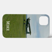 Monogram stijlvolle vliegtuigfoto, luchtvaart Case-Mate iPhone case (Achterkant (horizontaal))