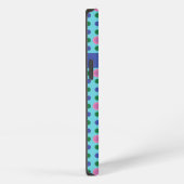 Monogram Stippen Aangepaste iPad Mini Hoes iPhone Hoesje (Rechterkant)