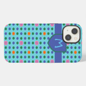 Monogram Stippen Aangepaste iPad Mini Hoes iPhone Hoesje (Achterkant horizontaal)
