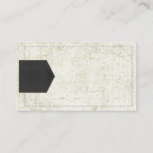 Monogram | Stitulair verrijkt leder Visitekaartje (Achterkant)