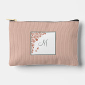 Monogram stofpervlape Stripe Terracotta Butterfly Etui (Voorkant)