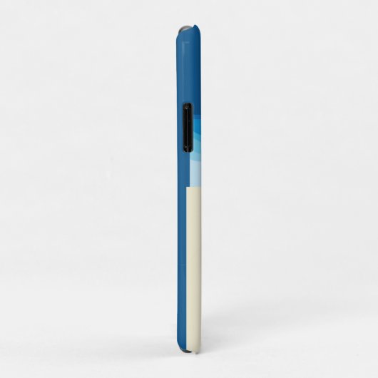 Monogram strand surfen iPhone / iPad hoesje (Achterkant/rechts)