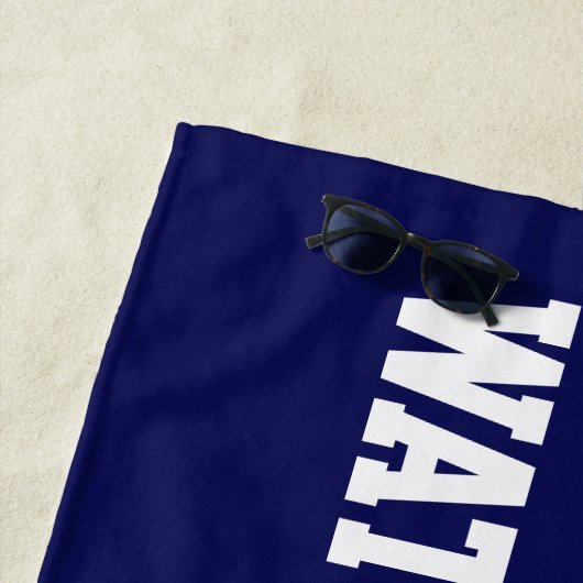 Monogram strand Water Polo Swim Team Towel Strandlaken (In situ)