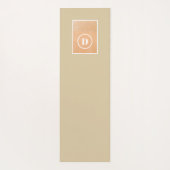 Monogram Strand Yogamat (Achterkant)