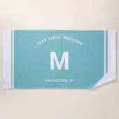 Monogram Strandlaken (Voorkant)