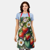 Monogram Strawberry All-Over Print Schort (Gedragen)