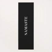 Monogram Strepen Namaste Zwarte Achterkant Yogamat (Achterkant)