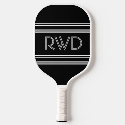  Monogram Stripe Pickleball Pickleball Paddle (Achterkant)