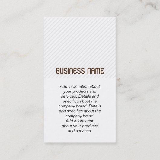 Monogram | Stripes | Fotograaf | Camera Visitekaartje (Achterkant)