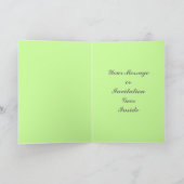 Monogram Stripes Fotokaart Notitiekaartje (Binnen)