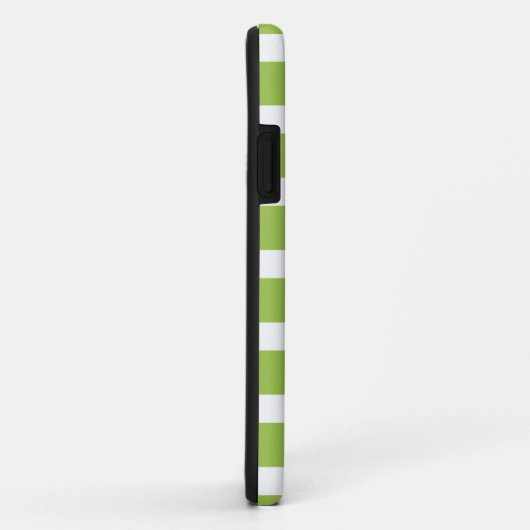 Monogram Stripes iPhone cases (groen/roze) (Achterkant/rechts)