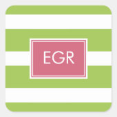 Monogram stripes Labels / sticker (Voorkant)