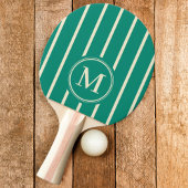 Monogram Striping Aqua Beach Breeze Kleur Tafeltennisbatje