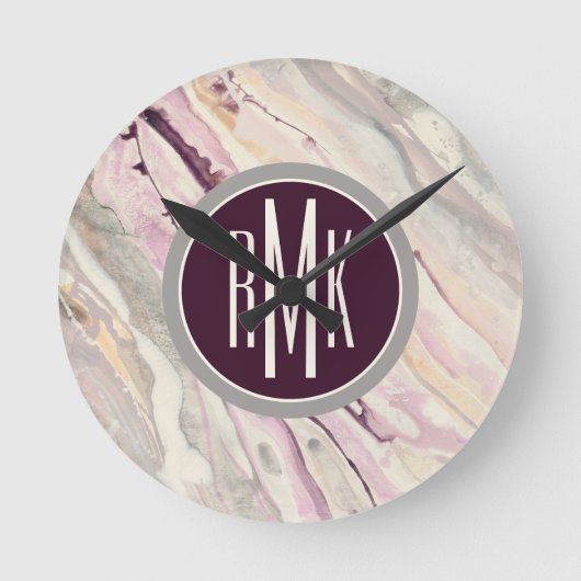 Monogram | stromend I Ronde Klok (Voorkant)