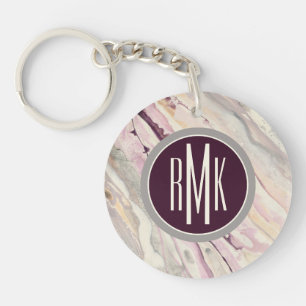 Monogram stromend I Sleutelhanger