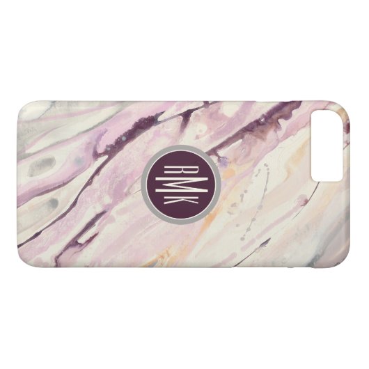 Monogram | Stromende I Case-Mate iPhone Case (Achterkant (Horizontaal))